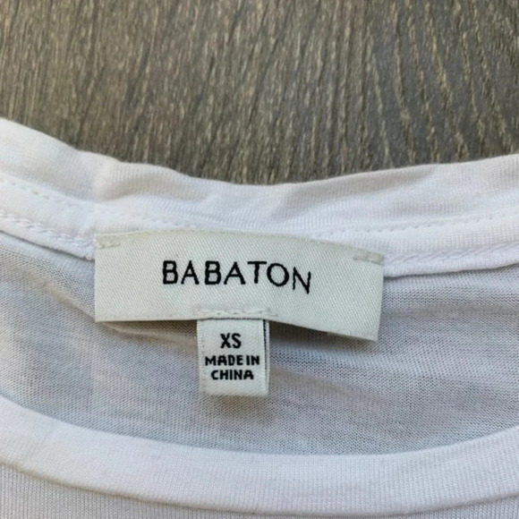 Aritzia Babaton Women's Tank Top Cropped Sleeveless Rayon White Flowy Size XS - Picture 5 of 9